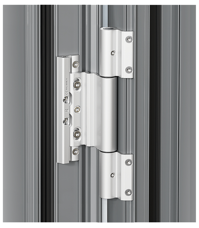Türscharnier, Metallscharnier, Stahl, Glastür, Beschläge