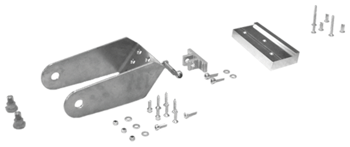 metallische hardware, halterungsset, montagekit, edelstahl, schrauben bolzen
