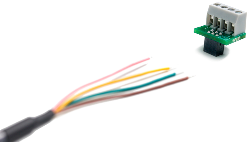 elektronischer Anschluss, Mehrdraht, Steckverbinder, RGB-Litzen, PCB-Header