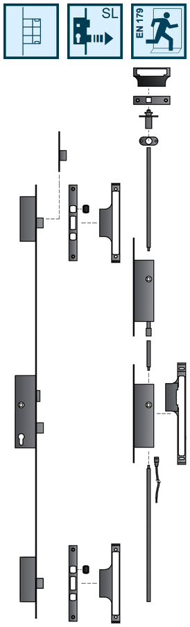 Türschloss, Schloss, Türbeschlag, Sicherheit, Schlüsselzylinder