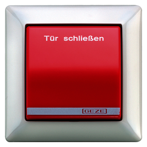 GEZE Handauslösetaster AP, weiß/rot Elektrisches Gerät, Schalter, Postfach, Elektrisches Gerät, Schalter, Postfach,