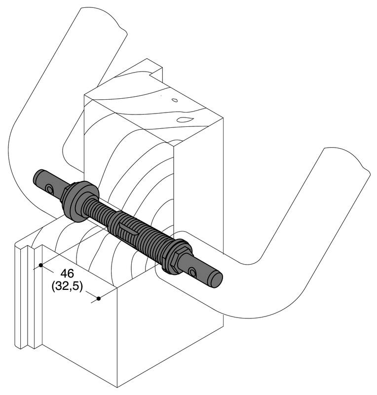 Spannstange, Drehschraube, Gewindestange, Bolzenstange, Verbindungsbolzen
