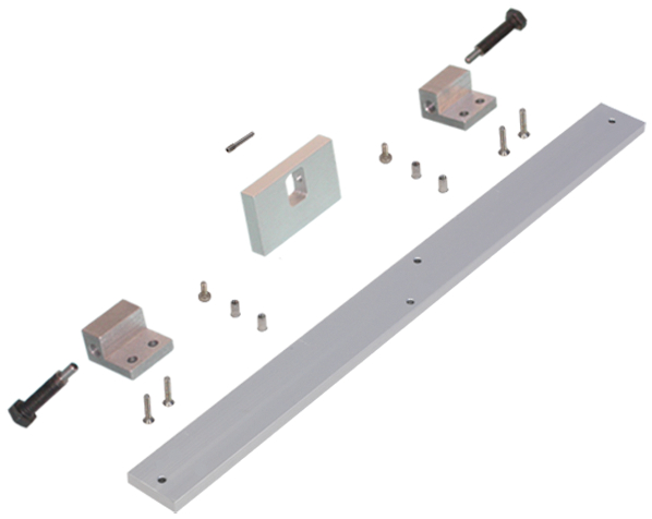 Schienenhalter, Montageset, Aluminiumprofil, Befestigungsmaterial, Schraubenkit