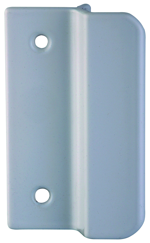 Halterung, Türband, Metallband, Schraubenlöcher, Blau-Grau