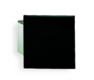 FSB Griffplatte m.Stütze 61 6184 (bxh) 150x150mm, schwarz / Alu dunkelbronze