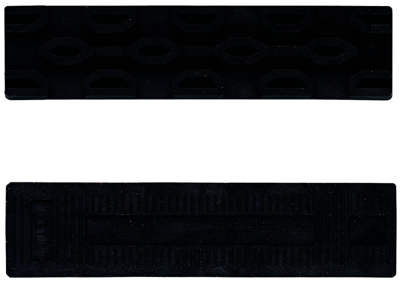 Riser-Block, Plastikstreifen, Slotsplatte, Schwarz, Texturgriff