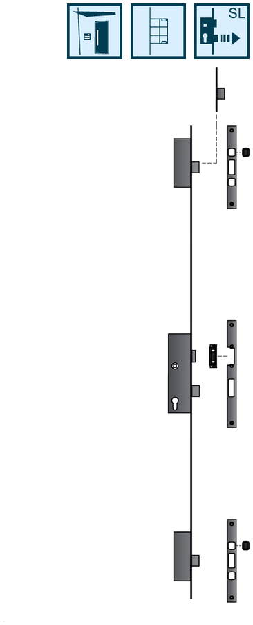 Türschloss, Schloss, Drücker, Türgriff, Schließmechanismus