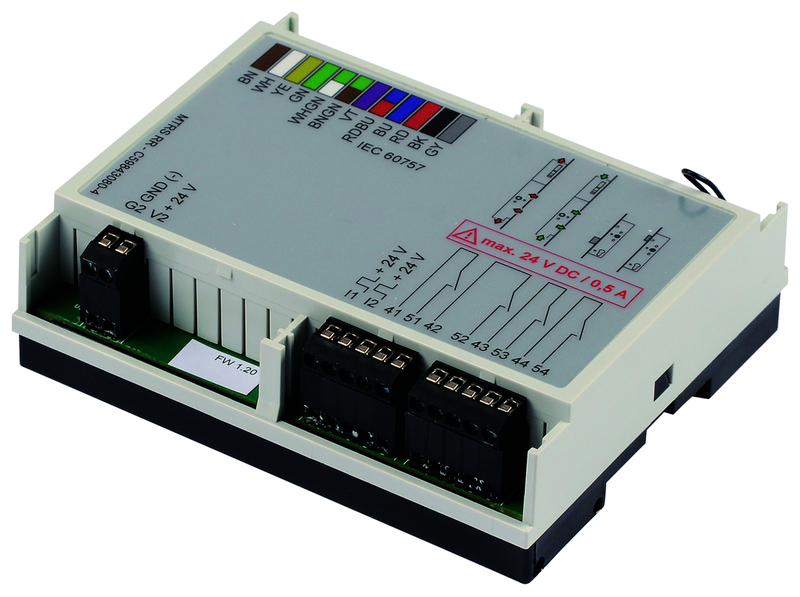 industrielle Elektronik, Steuermodul, Schaltermodule, LED-Anzeigen, Verdrahtungsdiagramm