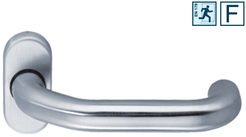 Türgriff, Türklinke, Druckguss, Edelstahl, Rundgriff