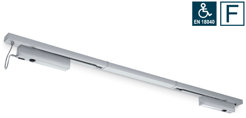 Rundstab, Schienensystem, Gurtbandlauf, Bewegliche Schiene, Aluminium