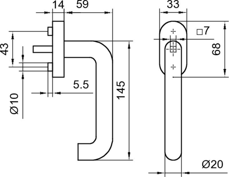 Waschbeckenarmatur, Miniaturenschnitte, Chromarmatur, Armatur mit C-Form, 2-Loch-Armatur