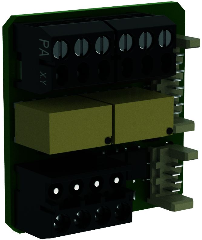 PCB, Anschlussklemmen, Block, Relais, Modul