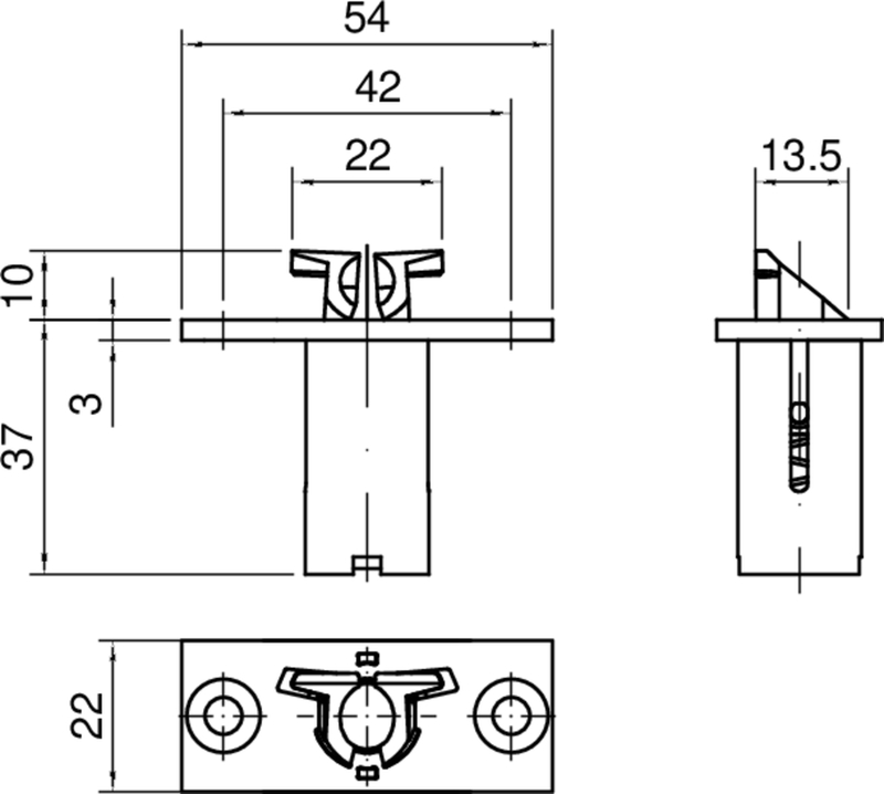 gasket, clip, mount, bracket, hole