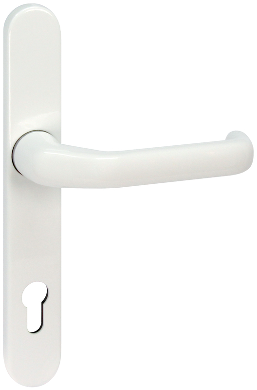 Türdriegel, Türgriff, Türdrücker, Metallgriff, Weiß