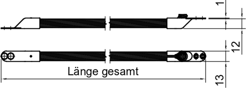 Line, Stange, Konstruktionszeichnung, Kalibrierung, Beschriftete-Abmessung