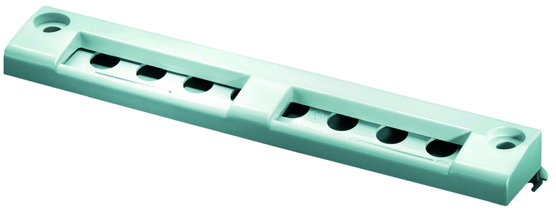 DIN-Rail, Klemmenblock, Anschluss, grün, Block