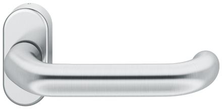 FSB Türdrücker 06 1146 112 VK=9mm, Edelstahl matt Griff, Rauchrohr, Griff,