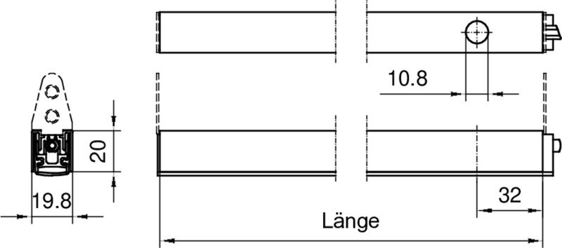 rods, linear-axial, drawer-rail, metal-bar, dimensions-20-32
