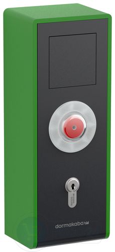 dormakaba STL-G 420 RWS-Terminal  ohne Netzteil, Rahmen grün/Blende schwarz