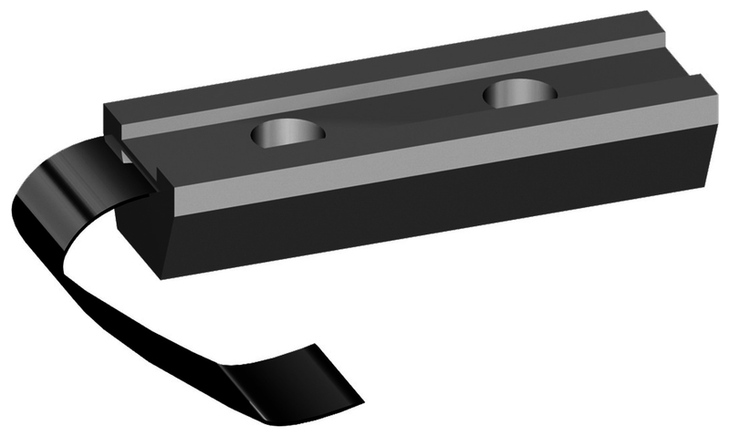 linear rail, montageblock, führungskörper, schlitze, zwei bohrungen