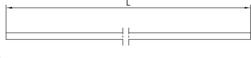 Linearteil, Länge, Skizze, Diagramm, Maßzeichnung