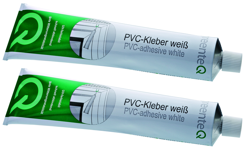 PVC-Kleber, weißer Kleber, Klebertube, PVC-Glue, Transparenter Kleber