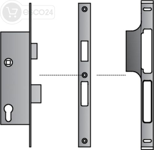 FR-Schloss-Set systeQ-S-1  RS 1flg.  ausw.