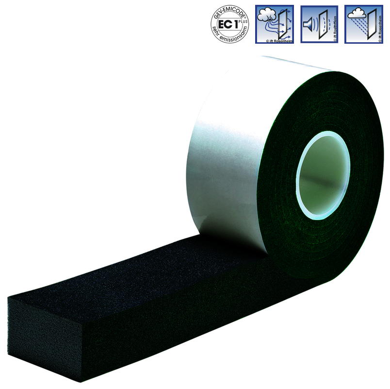Klebeband, Masking-Tape, Schwarz, Foam, Rollenband
