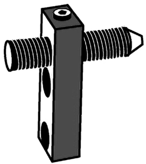 Halterung, Winkelstück, Schraubverbindung, Metall, Gehäuse