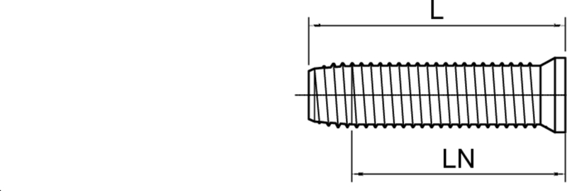Schraube, Gewinde, Maschinenschraube, Vollgewinde, Schraubenstift