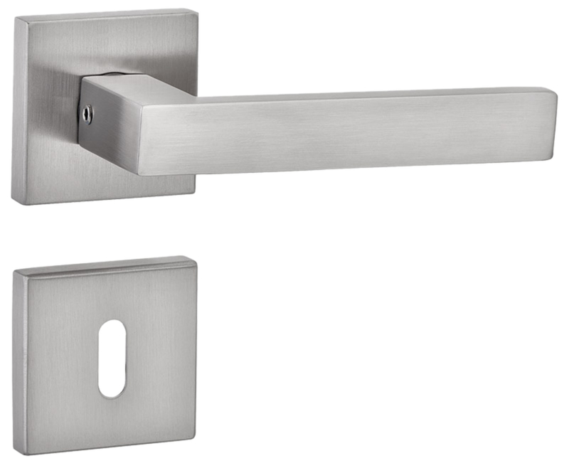 Türdriegel, Türgriff, Schnellverschluss, Stahl, Glastür-Set