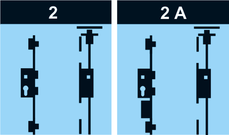Adapterset 2flg. BKS-M-19-SL-(M)-ESC-2