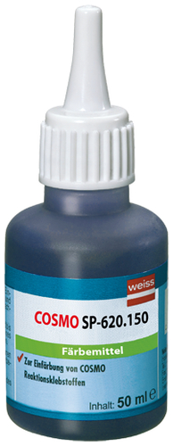 COSMO SP-620.150, Farbpaste blau Flasche à 50 ml Flasche, Tintenflasche, Shaker, Flasche, Tintenflasche, Shaker,