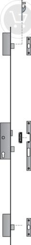Schlosssystem KFV AS 2600,1 1flg. einwärts, Standard