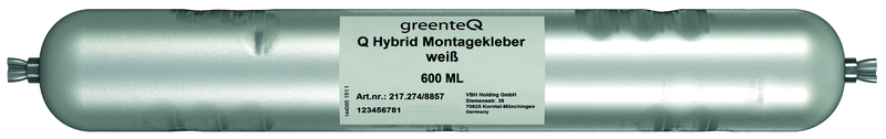 Montagekleber, Hybrid, Weiß, 600 ml, Rohrband