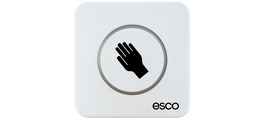 esco CleanSwitch Taster Symbol -Hand - UP, KS, weiß (berührungslos)