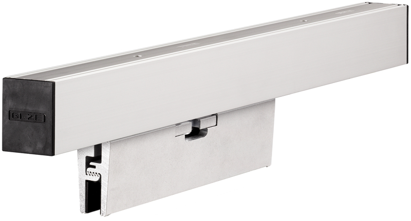 Schiebetürprofil, Aluminium, Barauflage, Beschlag, Gleiter