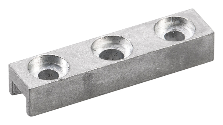 Aluminiumblock, Metallabstandshalter, Dreiholziger Block, Präzisionsteil, bearbeiteter Block