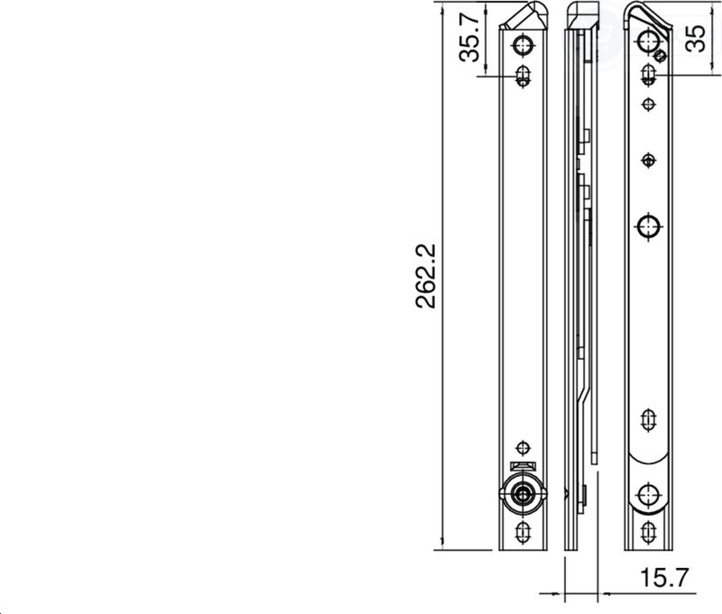 SENK-KLAPP-SCHERE STERLING SPT 10 PAAR LINKS/RECHTS