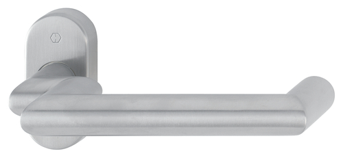 HOPPE Türdrücker Rotterdam FS-E1401GF2/55 VK=9mm, Edelstahl matt (F69) Griff, Griff,