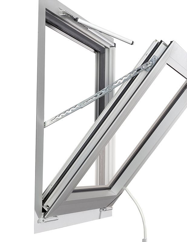 Fenster, Klappfenster, Aluminium, Rahmen, Mechanisch