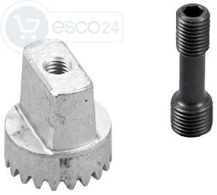 TS 500/TS 550 NV Achsverlängerung h=5mm, Stahl verzinkt