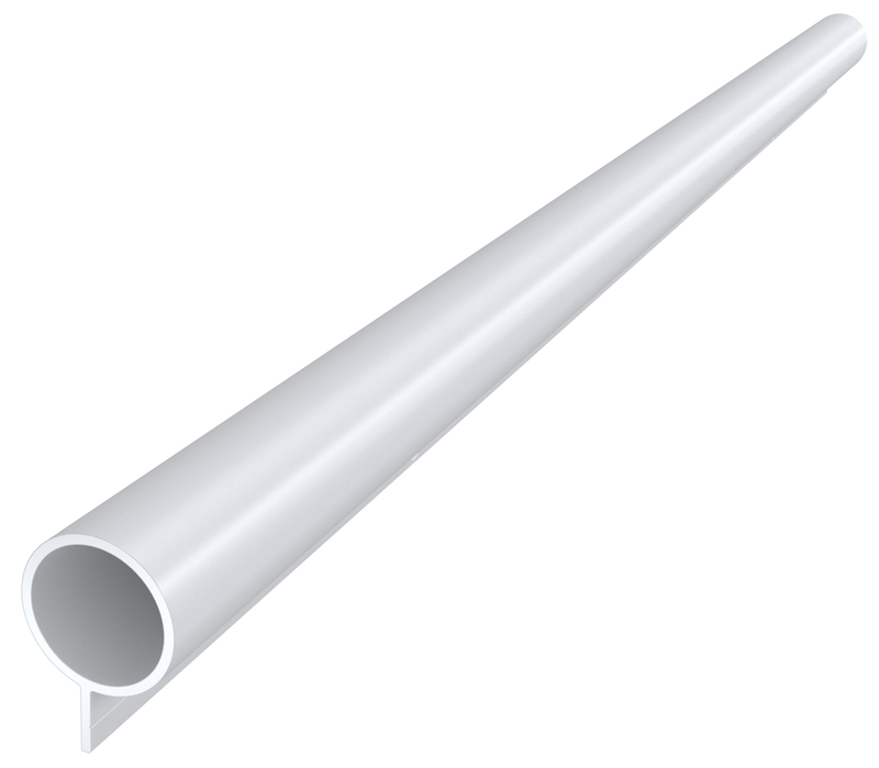 PVC-Rohr, Rundrohr, Röhrenprofil, Rohr, Weißes Rohr