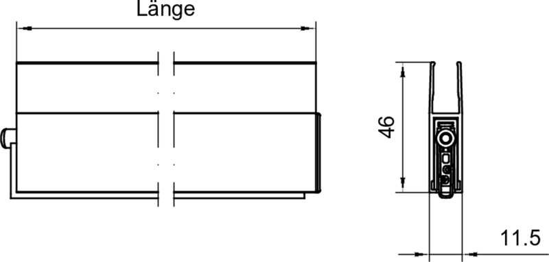 Länge, Schmalseite, Korpus, Gehäuse, Mechanismus