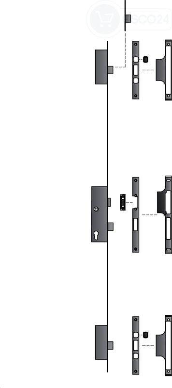 MFV-Set systeQ-M-SL-1 1flg. einw.