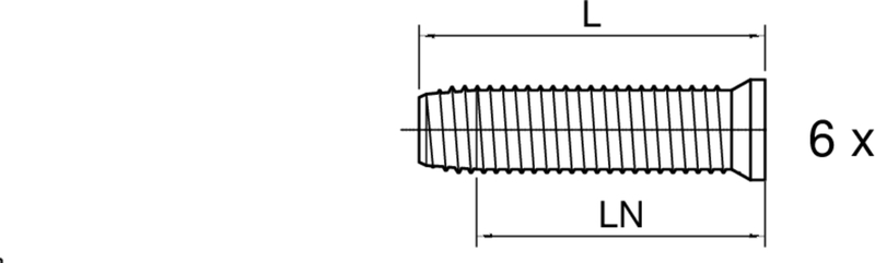 schraube, Gewindeschraube, Maschinenschraube, Holzschraube, grober Gewinde