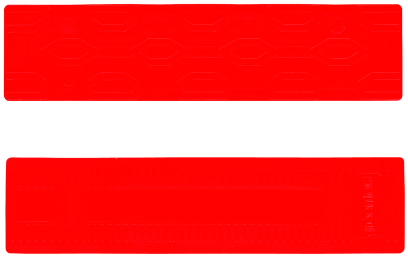 rot, rutschstopp, tafel, lineal, maßstab