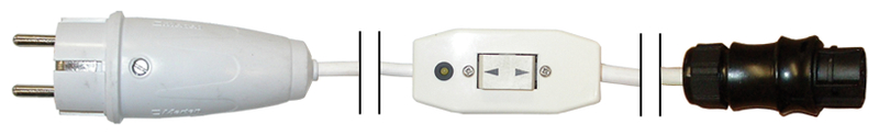 Stecker, Eurostecker, Zwillingskabel, Adapter, Kabelverbinder