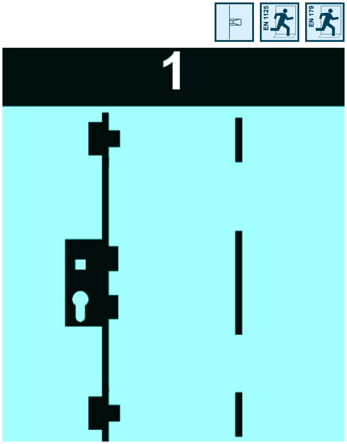 FT systeQ-M-BH-EP960-ESC, 1 1-flg., EN 179/1125, B