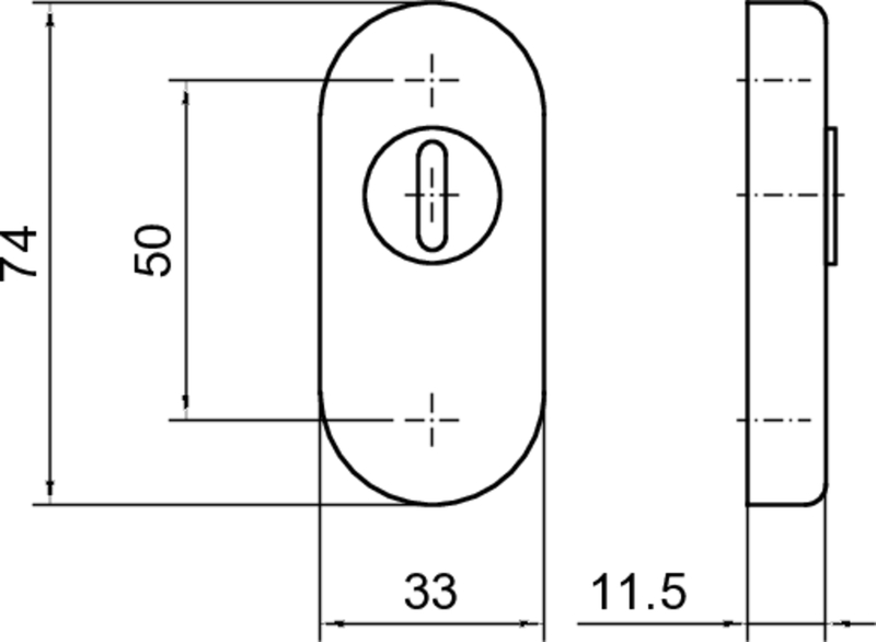 Schloss, Riegel, Türschloss, Metall, 24-25mm?